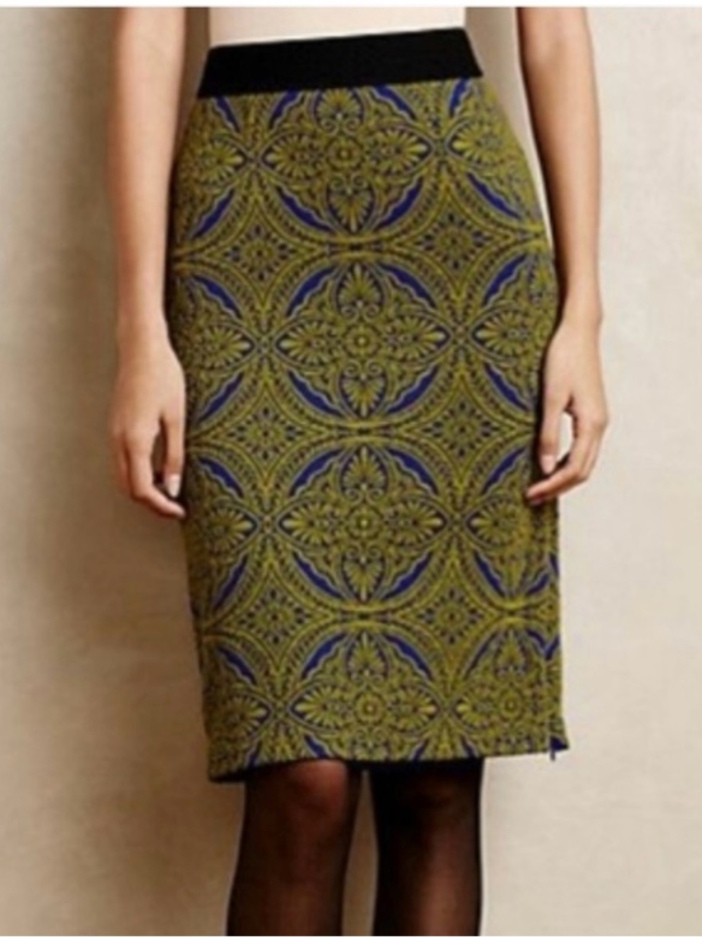 Anthropologie Maeve Pull-on Knit Pencil Skirt